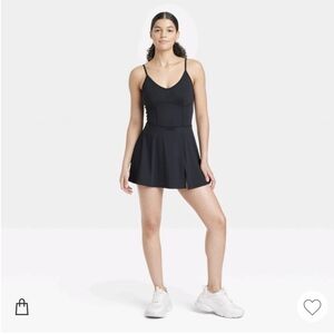 NWT Women's Corset Detail Active Dress - JoyLab Black XXL